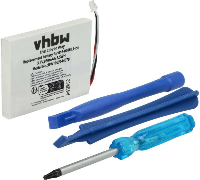 vhbw Akku kompatibel mit Apple iPod U2 20GB Color Display, M9829/A, MA127, M9829, Photo MP3-Player Musik Player (900 mAh...