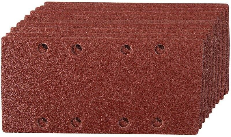 Klettschleifblätter, gelocht, 93 x 190 mm, 10er-Pckg. 60er-Körnung