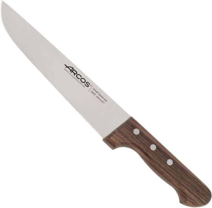 Metzgermesser Arcos Palisander 260300 Edelstahl Nitrum und mango Palisander mit 20 cm Klinge und Abdeckklinge