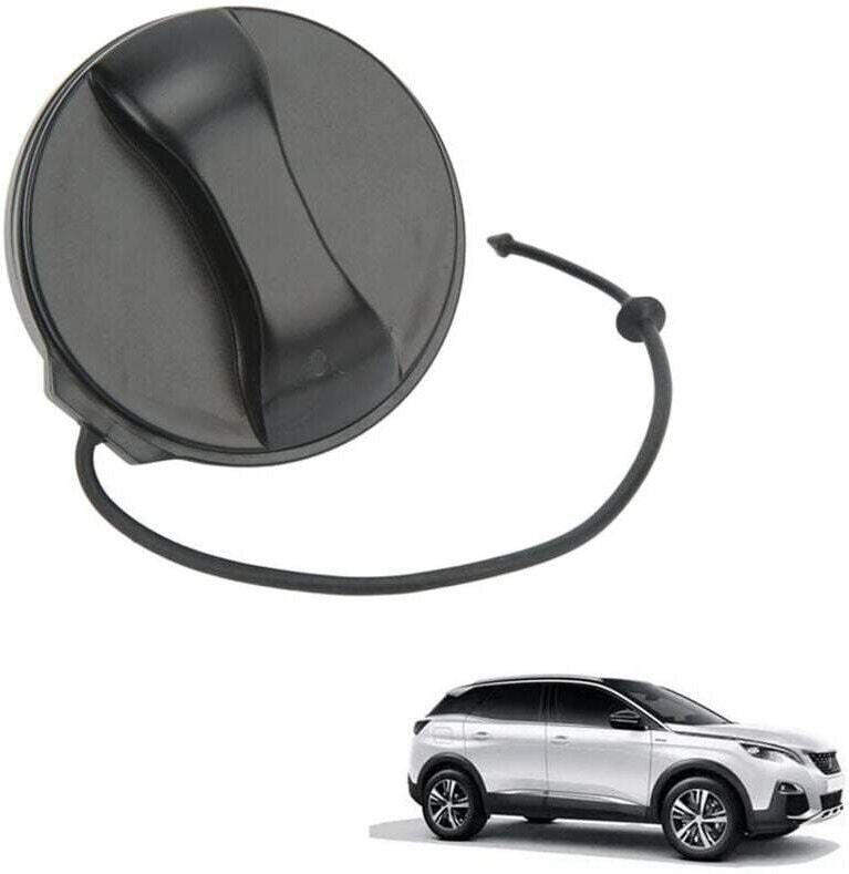 Tankdeckel 1609818980 Tankdeckel Autozubehör Ersatz für Peugeot 301 2008 3008 308 408 508, von DEBUNS