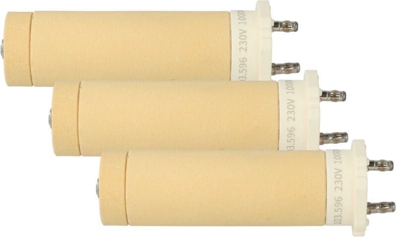 Vhbw - 3x Heizelement Ersatz für Leister 103.596 für Heißluftschweißpistole - Keramik Heizkern, 3 x 10,3 cm