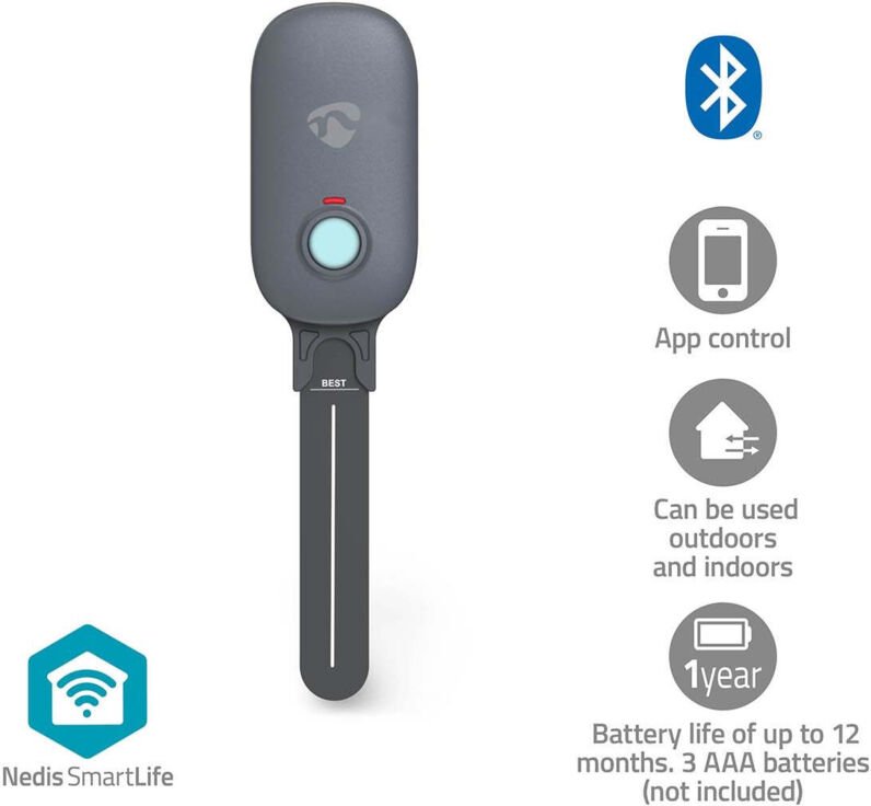 Smartlife bodenfeuchtemessgerat bluetooth batteriebetrieben ip55 0 - 100 android ios