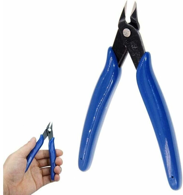 Diagonaler Kabelschneider, Seitenschneider mit rutschfesten Griffen für Handwerk und Schmuck