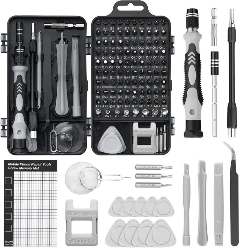122-in-1-Präzisionsschraubendreher-Set zur Reparatur von Telefonen, Schraubendreher-Set, DIY-Modellen, Smartphones und L...