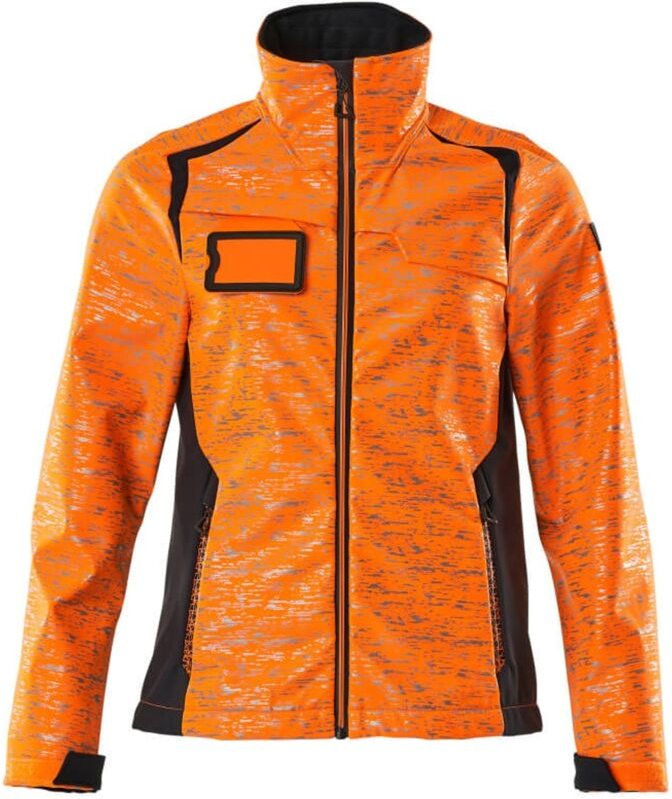 Accelerate safe Damen Softshelljacke 19212-291 Gr. 4XL hi-vis orange/schwarzblau - Mascot