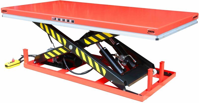 Schefer hydraulischer Hubtisch Einfachschere HTE ECO Tragkraft 4000 kg Plattformlänge 2000 mm