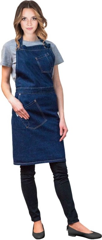 Jeans Latzschürze für Damen 90x88 cm
