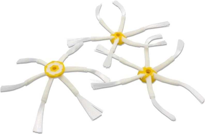 Vhbw - 3x Seitenbürste kompatibel mit iRobot Roomba 605, 611, 618, 610, 612, 615, 616, 614 Saugroboter - Reinigungsbürst...