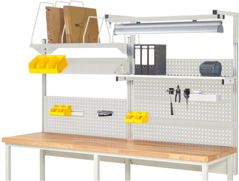 System-Aufbau Komplettset 06, für Produktbreite 2500 mm, RAL7035/RAL7035 - RAU