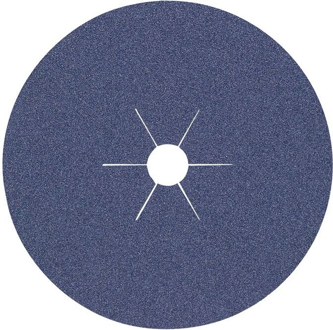 Fiberscheibe d. 125 mm Körnung 80 inox Zirkonkorund - Promat