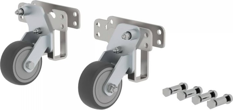 Nachrüstsatz 2x "roll-bar" für nivello-Traverse Standard-Traverse GFK-Traverse - 019634 - Günzburger Steigtechnik