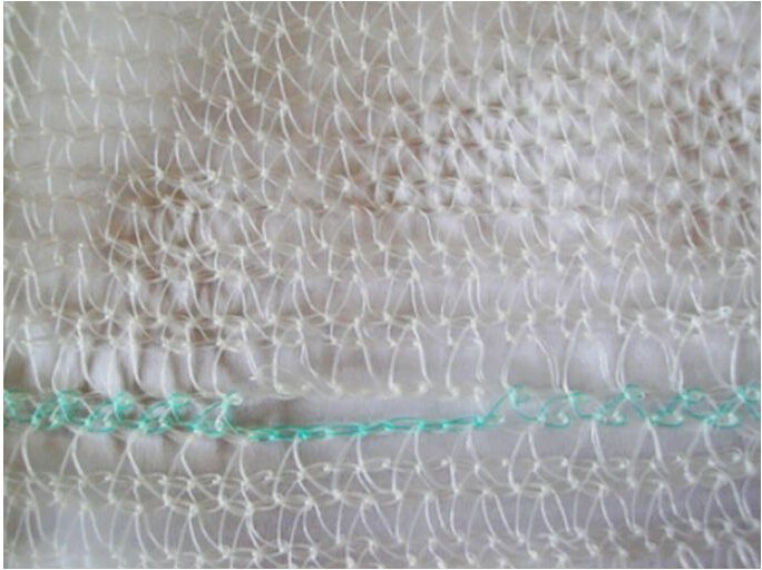 Maillestore - Gerüstnetz 72g/m² - Dreieckig - mittelfristige Baustelle Weiß 3,07 mx 50 m