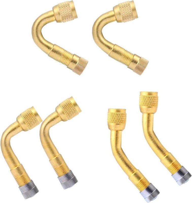 Fahrradventil Adapter Set - Universelle Ventiladapter für Französisches, Schrader & Dunlop Ventil, Mit Dichtring für Luf...