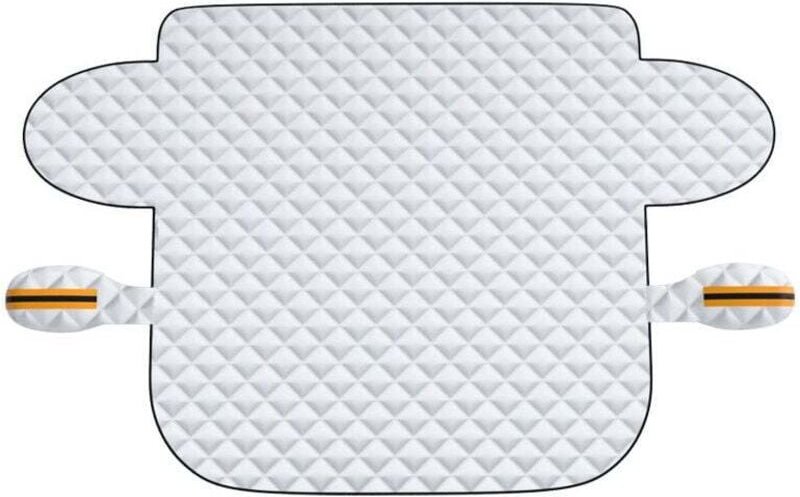 Copertura per parabrezza auto con bordi magnetici, 9 strati più spessi, protezione invernale extra large per auto