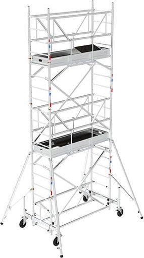 Matisère - Rollgerüst 2 Bühnen - Max. Arbeitshöhe 6.29m - ECS420T-MDS1