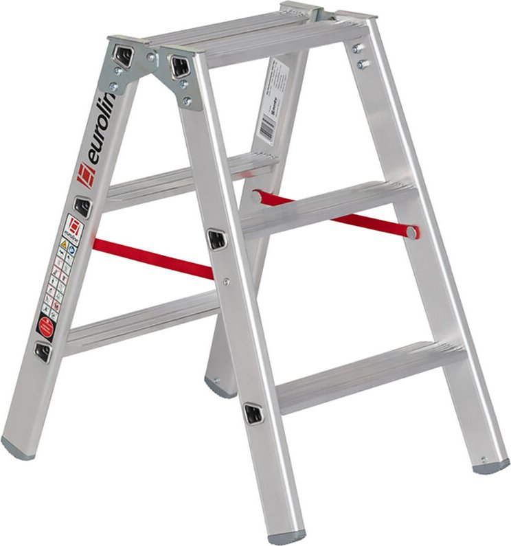 Euroline 20577 Stufenstehleiter 2x3 Stufen