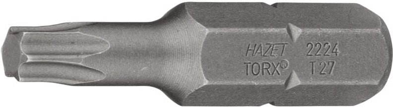 Bit 2224-T27 ∙ 5/16 Zoll (8 mm) Sechskant massiv ∙ Innen torx® Profil ∙ sw T27