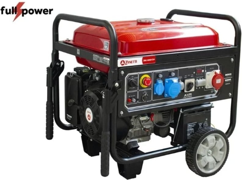 ZANETTI ZBG10003CEA 625 ccm dreiphasiger einphasiger Stromerzeuger 9,2 kW-8,2 kW