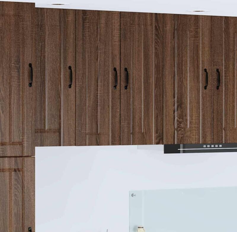 Thumbnail - Küchenhängeschrank mit Regal Braun Eichen-Optik 30 x 31 x 80 cm vidaXL