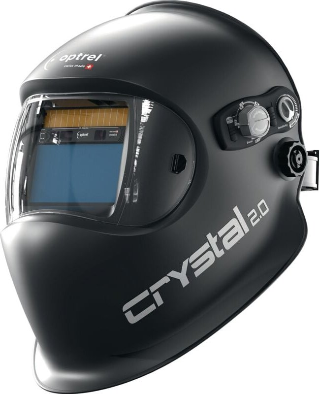 Schweißerschutzhelm crystal2.0 schwarz 50x100mm EN166,EN175,EN379 Krt.