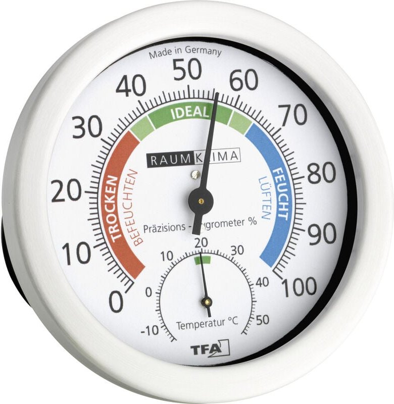 45.2028 Thermo-/Hygrometer Weiß 45.2028 - Tfa Dostmann