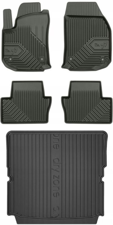 Thumbnail - SET 77 Fußmatten und Fußmatten Opel Zafira B 2005-2014 7 Sitze mit