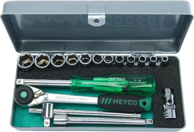 27-3010-M Steckschlüssel-Garnitur, 1/4', 17-tlg.