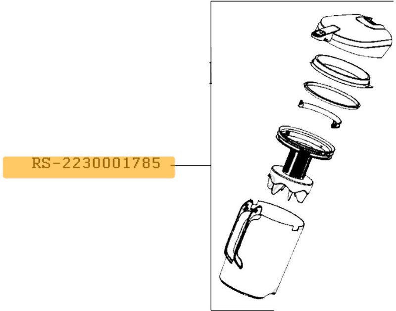 Ersatzteil - Kompletter Trenner - - MOULINEX, ROWENTA