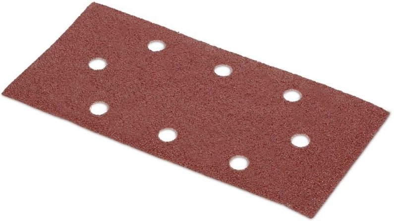 Thumbnail - 5er-Pack perforierte Klettpads (oval) - Körnung 120 - 93 x 187 mm Kreator