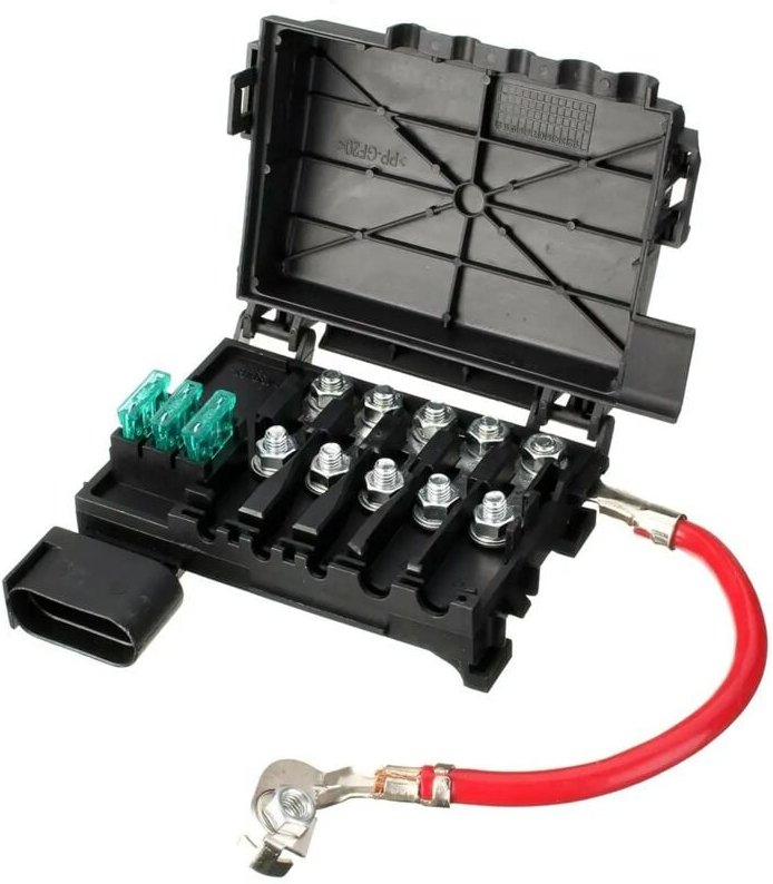 Alovez - Sicherungskastenabdeckung Batterieklemme für vw Golf MK4 Jetta Beetle Audi A3 1J0937617D