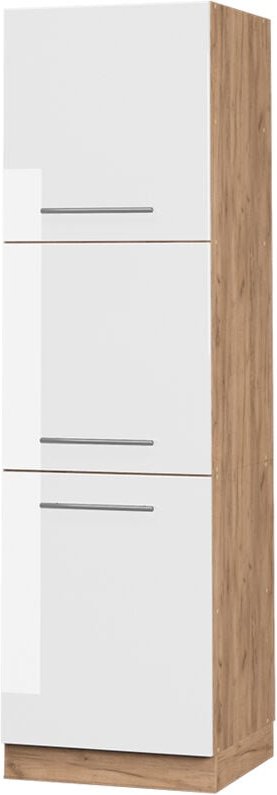 Vicco - Herdumbauschrank Fame-Line, Weiß Hochglanz, 60 cm