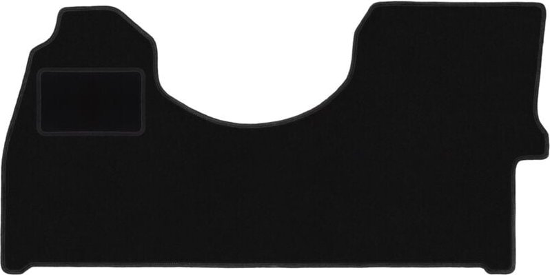 Schwarze Velours-Fußmatten für: Volkswagen Crafter Kastenwagen (2006-2019)