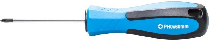 Sw-stahl - 31760SB Schraubendreher mit Kreuzschlitz i PH0 x 60 mm i Kreuz Schraubenzieher i Schraubendreher Werkzeug i K...