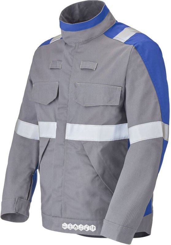 Thumbnail - Blouson Capurata Grau Stahl/blau Bugatti M