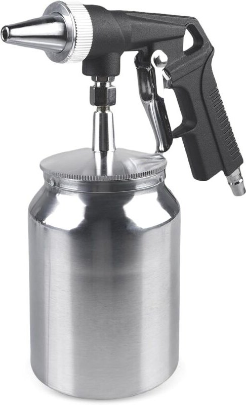 Shining House - Sandstrahlpistole mit Sprühbombe, Sandstrahlpistole aus Aluminiumlegierung mit 6-mm-Düse, Sandstrahler