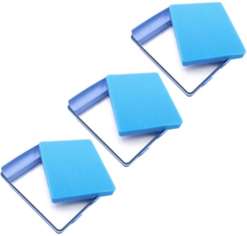 3x Schaumstoff-Filter, 3x Gewebefilter kompatibel mit Philips PowerPro Ultimate FC9911, FC9911/01, FC9912/01, FC9912/61 ...