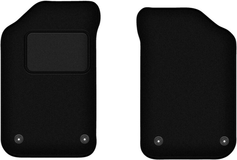 Schwarze Veloursmatten für: MG F / TF Coupé, Cabrio (2007-2011)