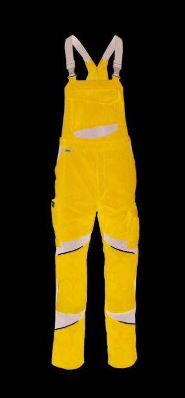 Kübler Workwear - Kübler Latzhose activiq cotton+ 3450 kbl.blau/schwarz Gr. 110