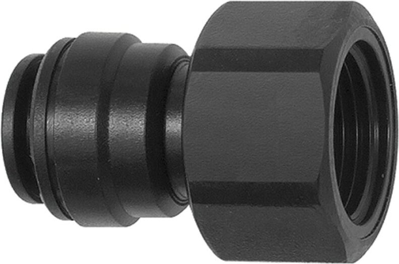 Aufschraubverbinder pom, g 3/4, für Schlauch-Außen-Ø 8 mm - Riegler