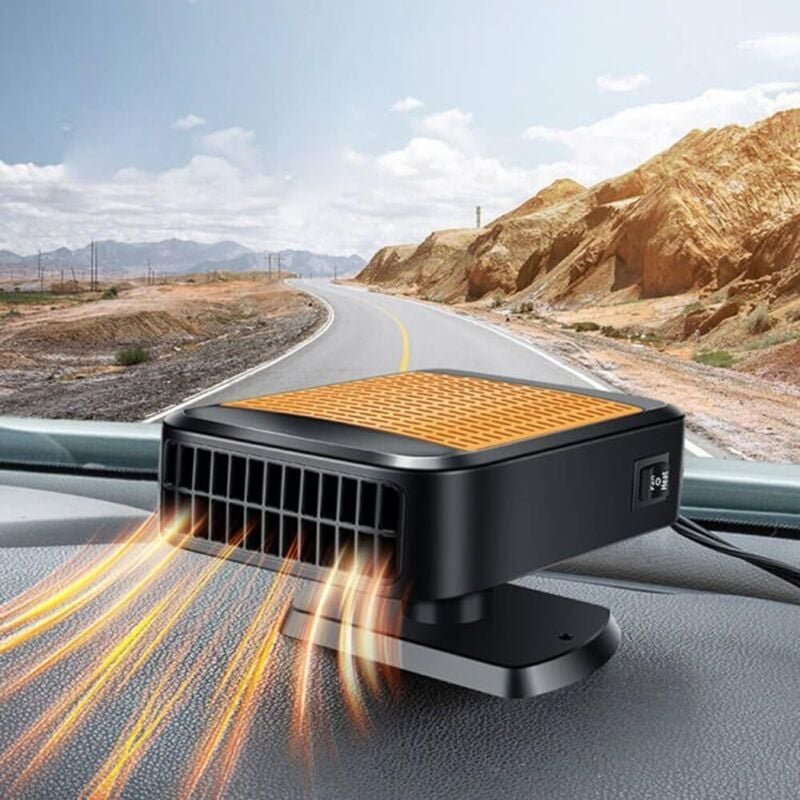 Thumbnail - Autoheizung, 12 V, 200 W, tragbarer Autoheizer mit Zigarettenanzünderstecker, 360 ° Drehung, 2 in 1, schnelles Aufheizen...