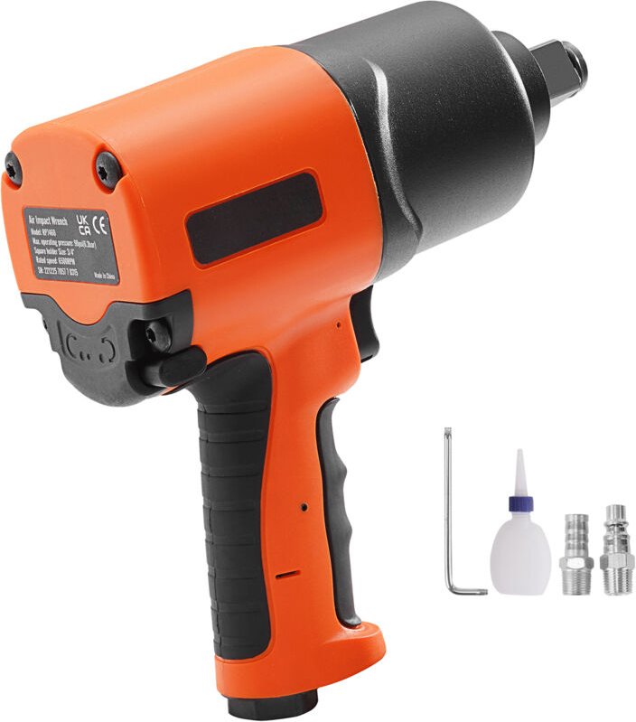 Mophorn - 3/4-Zoll-Druckluft-Schlagschrauber, Hochleistungs-Druckluft-Schlagschrauber, 1870 ft-lbs Mutterndrehmoment, Ve...