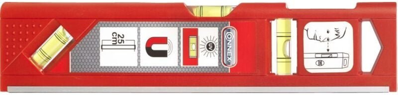 Wasserwaage 25 cm Magnetstreifen Messwerkzeug