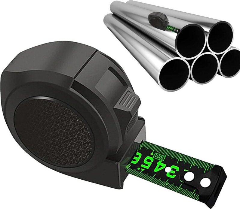 Beijiyi - 7,5 m Maßband, fluoreszierendes Stahlbandmaß, neue selbstsichernde fluoreszierende Maßbänder, langlebige Maßba...