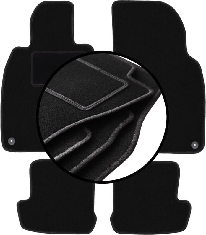 Satz Veloursmatten für: Porsche 911 (Typ 991) Coupé, Targa, Cabrio (2010-2019)