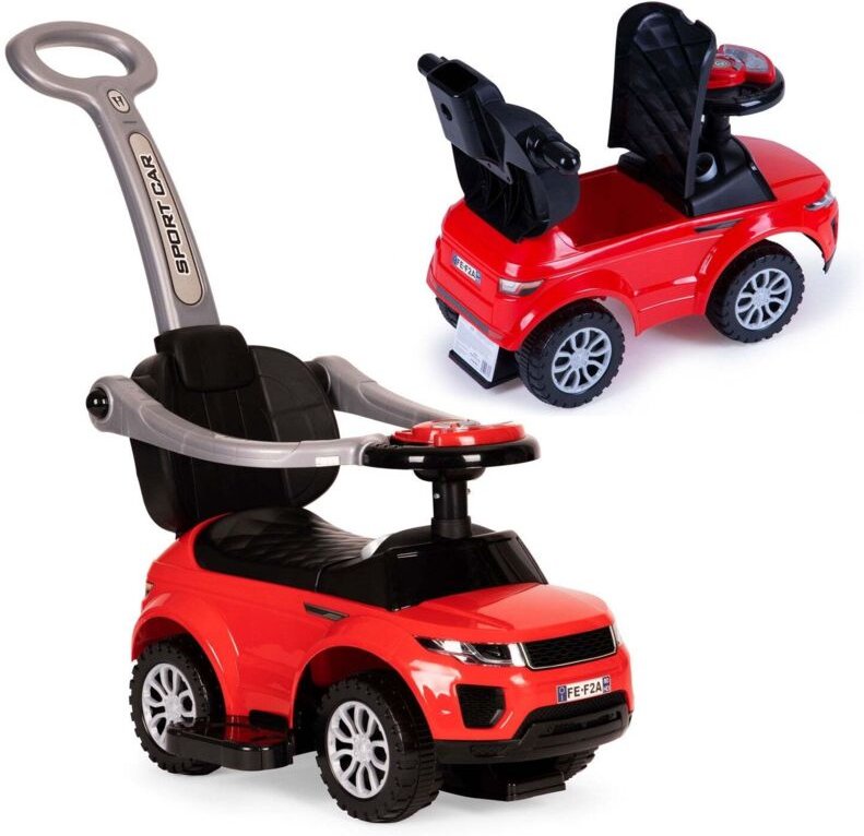 Rider Walker Pusher 3in1 Spielzeugauto Superauto, rot