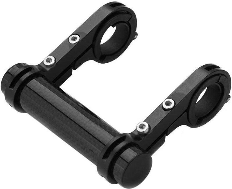 KZQ - Verlängerungshalterung – langlebige 20 cm lange Verlängerungshalterung für den Fahrradlenker, doppelte Fahrradlich...