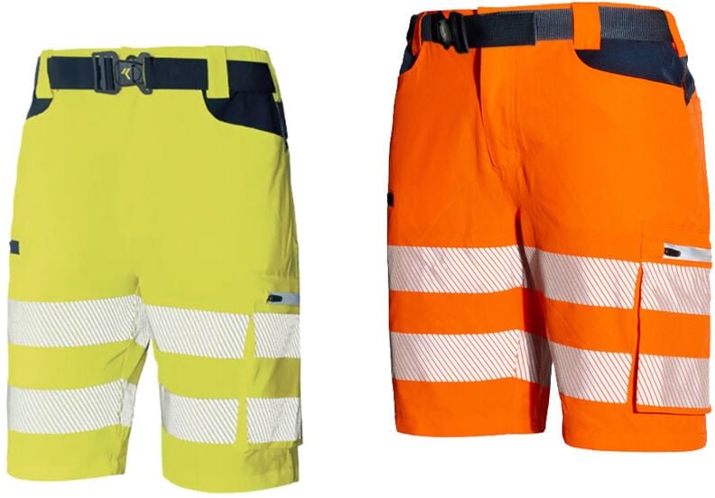 Industrial Starter HV Softshell Light Warnschutz-Bermuda - XL - Gelb
