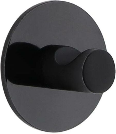 Haken aus lackiertem zink 3m - schwarz Tendance