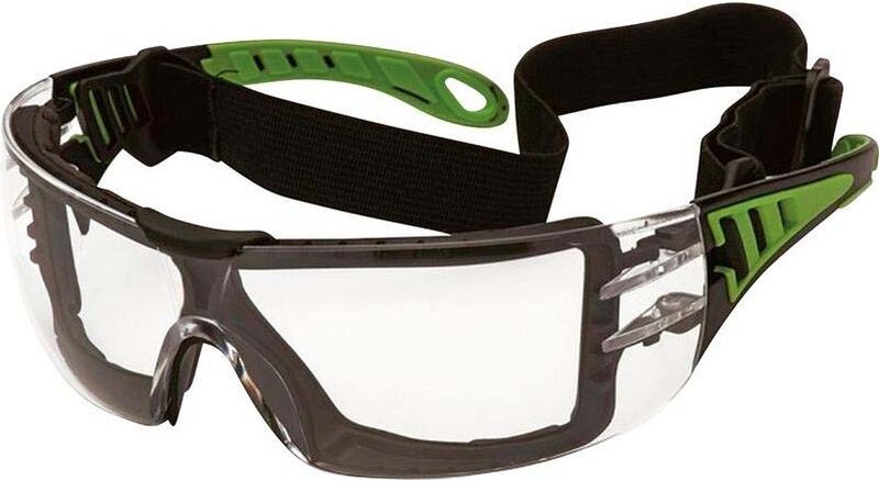 Bügel-Schutzbrille klar herausnehmbare Schaum-Gesichtsauflage - Format