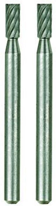 Zylinderfräser (Wolfram-Vanadiumstahl), 3 mm, 2 Stück - 28722 - Proxxon